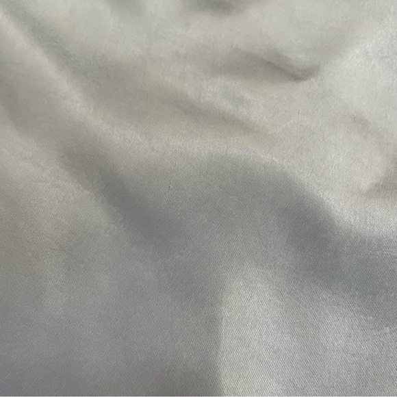 Superdown Billie Drape Midi Dress Dusty Blue Satin Size Medium NWT - Picture 10 of 13